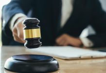 Legal judge making decision